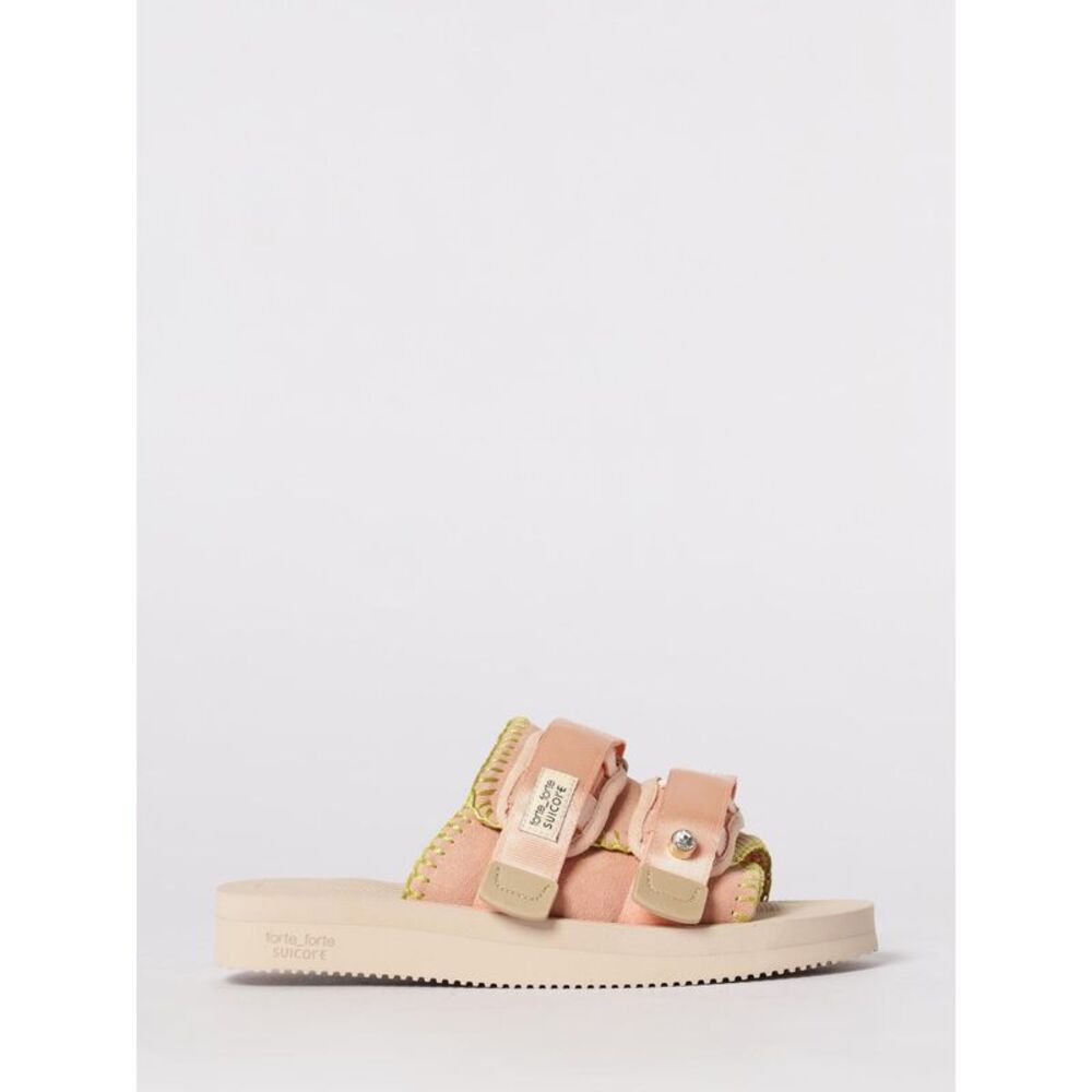 Suicoke Women Forte Forte X Suicoke Suede And Fabric Sandal